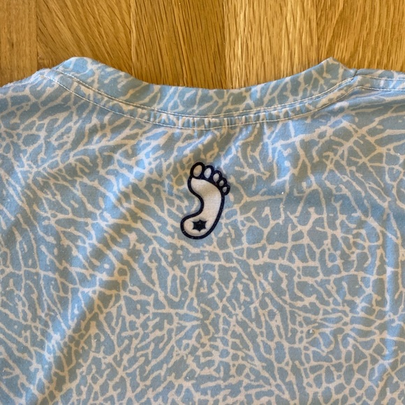 Jordan Mens NC Tar Heels Take Flight Blue T Shirt w Large Air Jordan Logo/ M - Picture 6 of 13